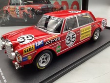 Modellini auto 1:18 fabbrica 83 Mercedes Benz 300 SEL 6.8 Spa 1971 #35 con scatola originale