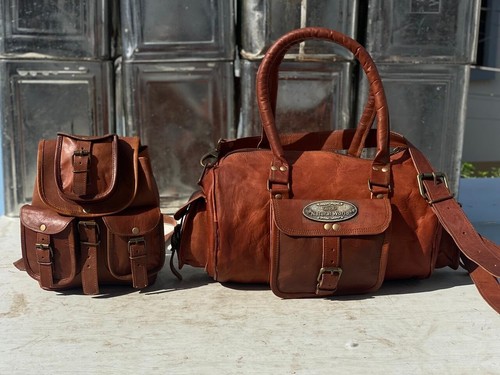 Borsa pelle da viaggio - borsa,