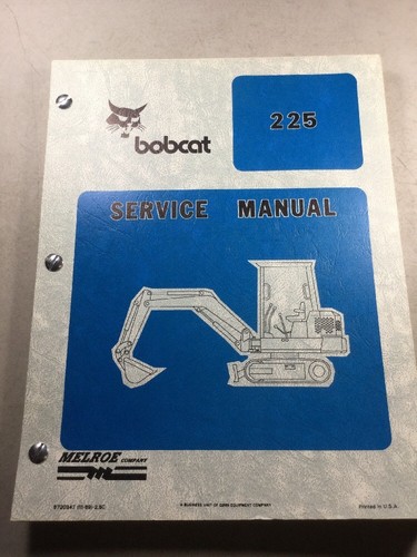 Bobcat 225 escavatore - bobcat,