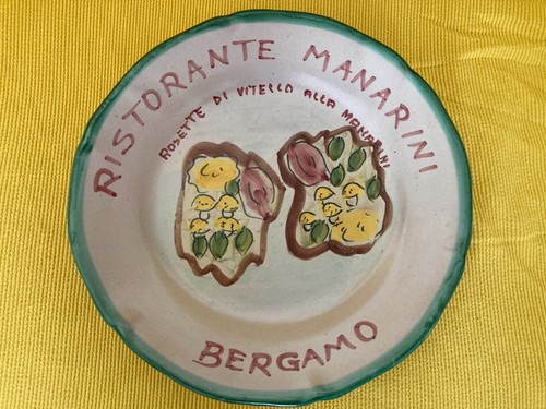 Piatto buon ricordo - bergamo, 2