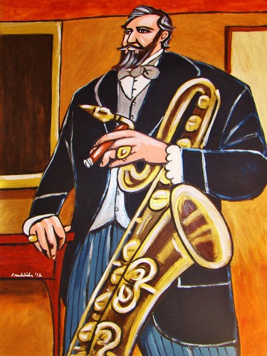Adolphe sax print - adolphe,