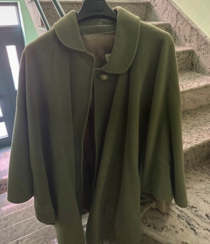 Mantella donna verde lana - donna,
