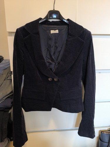 Pinko giacca velluto blu tg44 - giacca,