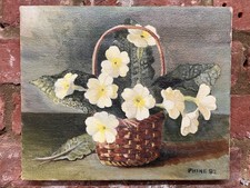 Piccolo olio su tela fiori