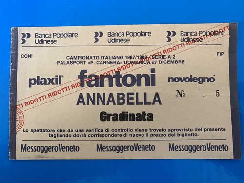 Biglietto fantoni - biglietto,