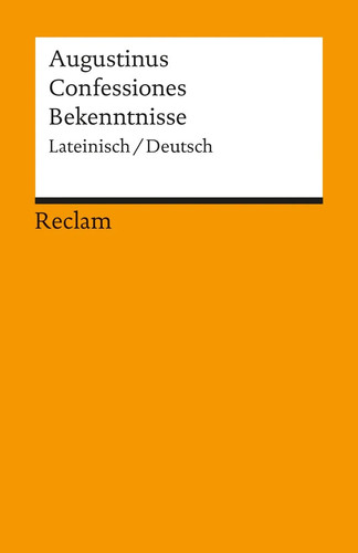 Reclam libro confessiones - libro,