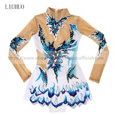 Costume donna ragazza ginnastica ritmica body competizione aerobica multicolore