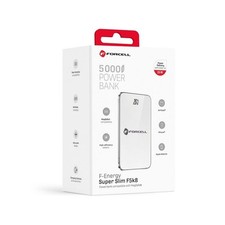 Forcell F5k8 Power Bank 5000mah Mag Safe 15w Usb-c White Per Nokia Lumia 920 925