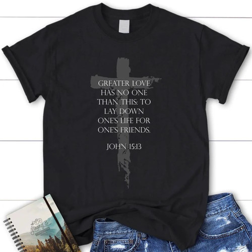 Shirt nera più grande - nera, amore