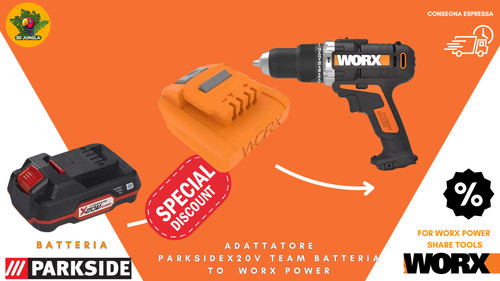 Adattatore parkside x20v - , team