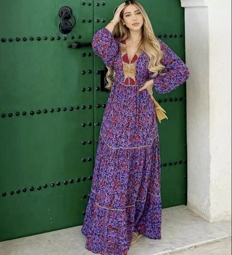 Zara abito maxi caftano - maxi,