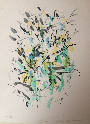 Litografia colori ernesto - a, di
