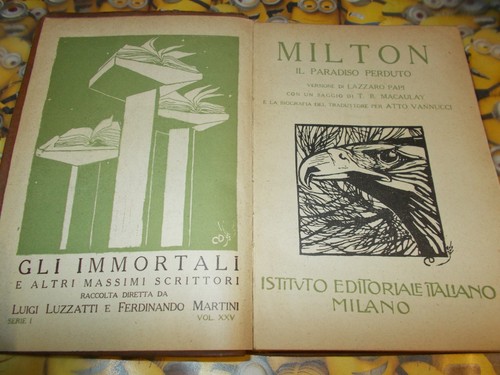 Milton paradiso perduto gli - il,