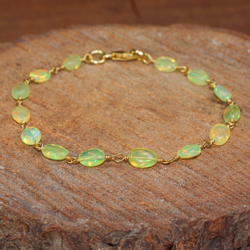 Bracciale etiope opale filo - etiope,