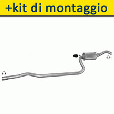 FORD FIESTA HATCHBACK 1.1 1.3 50/60HP 1989-1996 Silenziatore Marmitta Centrale+