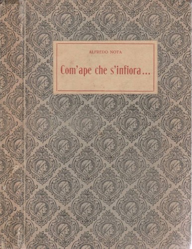 Com ape che infiora - com'ape, s'infiora.