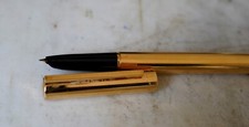 Penna Stilo Waterman Pl Oro con Sfaccettature - IN Massiccio 18 Carati - Vintage