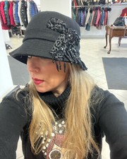 Cappello Donna Fiocco Cucito A