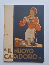 IL NUOVO CASADORO Compagnia Italiana Liebig ricette ricettario pesce anni 30