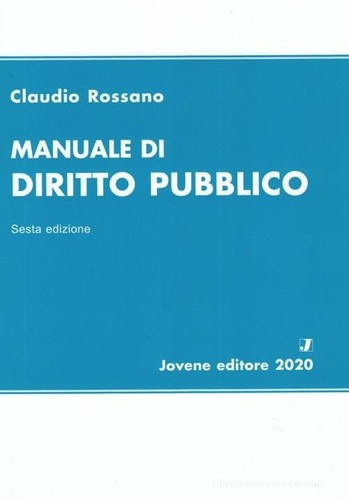 Manuale diritto pubblico 6 - manuale, di