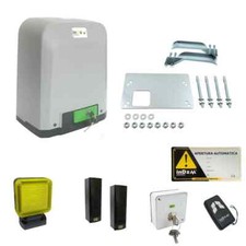 Kit cancello scorrevole INDEM VIVO 424 400kg automazione uso intensivo 24volt