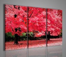 QUADRI MODERNI AUTUMN FANTASY QUADRO MODERNO FIORI PIANTE ARREDARE CASA UFFICIO 