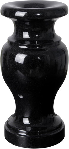 Vaso cimitero granito nero - cimitero,