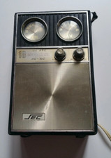 Radio Retro Vintage Portatile Transistor JEC 18 Solid State A.F.C AC-DC