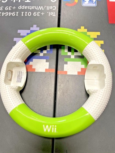 Wii wheel bianco verde - wheel, bianco/verde