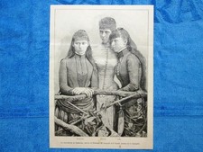 Le principesse Margherita, Vittoria e Sofia di Germania, orfane di Federico III