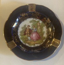 ? Piattino Porcellana Imperial Limoges France Real Gold Vintage casa coppia