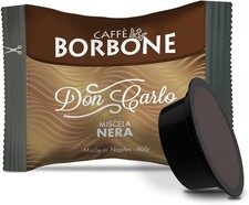 Caffè Borbone Don Carlo, Miscela Nera - 100 Capsule  Compatibili con le Macchine