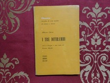I Tre Ditirambi Con 4 Disegni E Una Nota Di Renato Birolli di Alberto Lucia