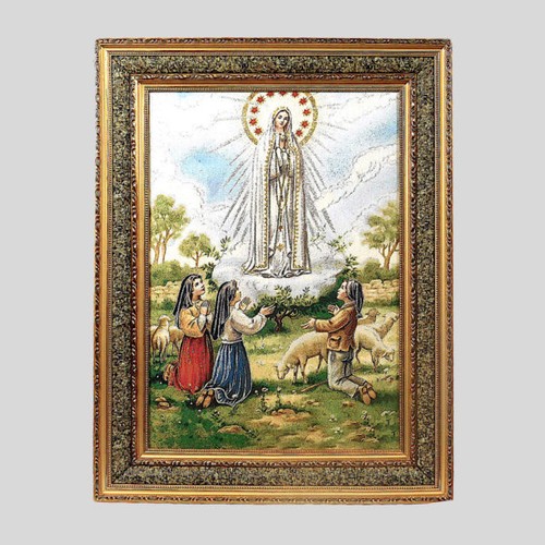 Virgen fatima con niños - virgen,
