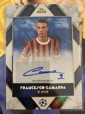 24/25 Topps Deco Francesco Camarda AUTO /49 AC MILAN