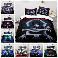 Mercoledì/Copripiumino/Federe Matrimoniale/Addams/Dramma/Personaggio/Set Biancheria da Letto