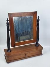 ANTICA SPECCHIERA PSICHE in Legno di Noce Italia Stile Luigi Filippo Epoca 800