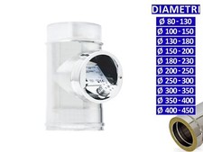 ALLINOX Modulo Coibentato Con Regolatore Tiraggio Automatico Canna Fumaria