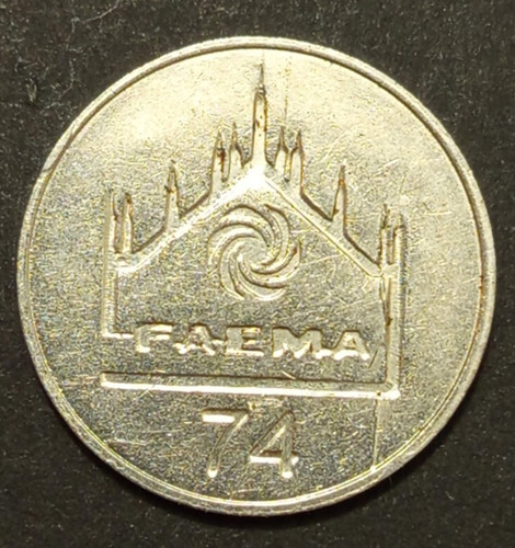 Gettone token faema - gettone, 74