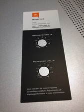 JBL L150A Foilcal labels badge aluminium