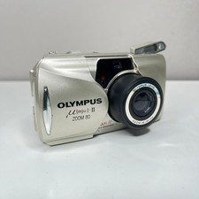 Olympus Mju II Zoom 80 35mm Film Camera - Film Tested, Perfectly Working