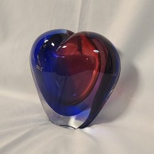 Vaso Cuore Murano Firmato L