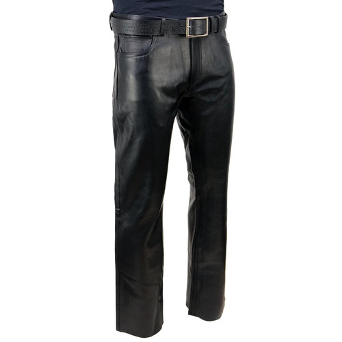 Pantalone pelle uomo - pelle,