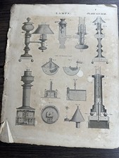 Antico piatto lampade