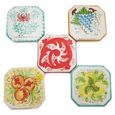 Poggia pentola, sotto pentola in ceramica di Caltagirone 12x12cm