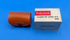 Kit lenti close up Polaroid vintage 540 con custodia in pelle misura nastro ottime condizioni