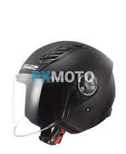 NOVITA' CASCO JET LS2 AIRFLOW II M MATT BLACK MOTO/SCOOTER OMOLOGATO ECE 22-06