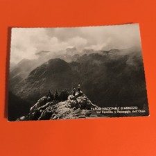 PARCO NAZIONALE D'ABRUZZO VAL FONDILLO PASSAGGIO ORSO VECCHIA CARTOLINA