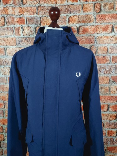 Parka fred perry navy - parka, l