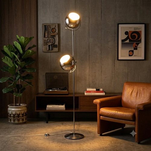 Lampada terra vintage - lampada,